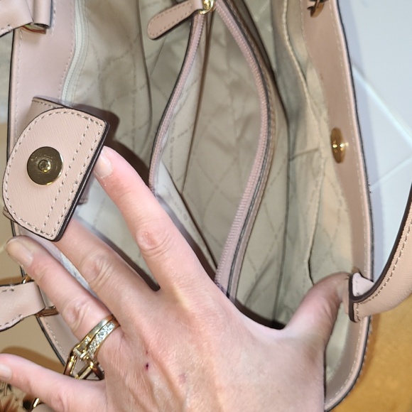 Michael Kors Large Blush Color Satchel.  Pre-loved. - Picture 11 of 16